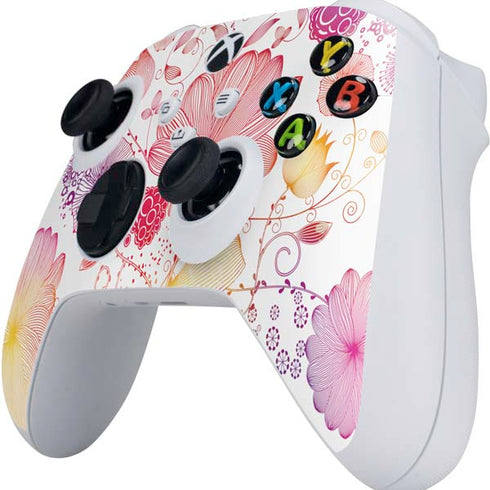 Elegant Flowers Xbox Series S Controller Skin